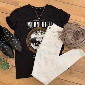 GAP Distressed High Rise Skinny White Jeans